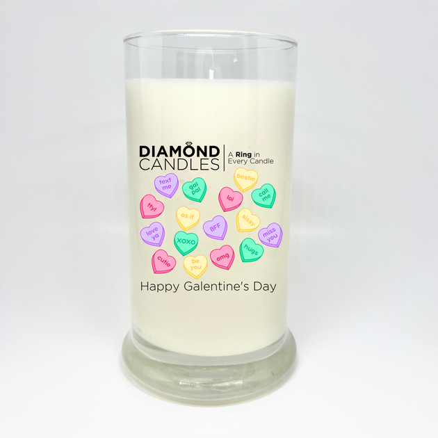 Valentine's Candles Diamond Candles