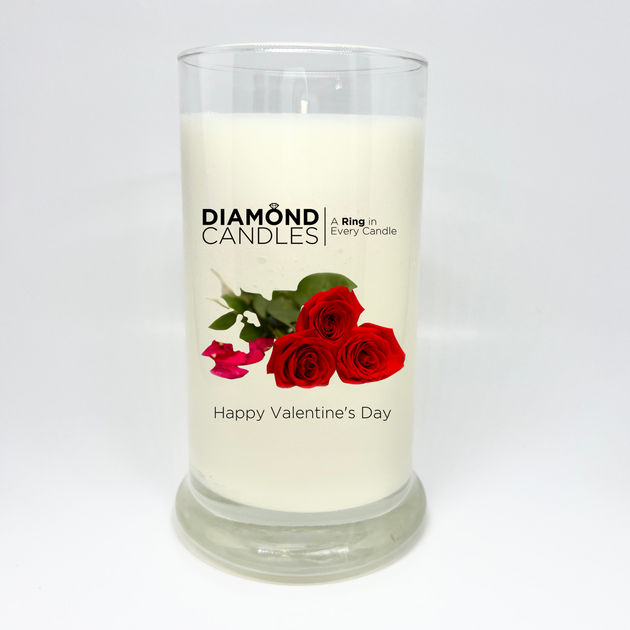 Valentine's Candles Diamond Candles