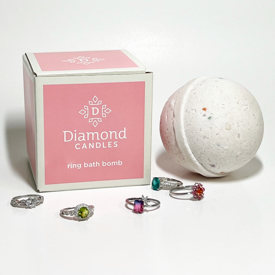 Happy Birthday Bath Bomb Diamond Candles