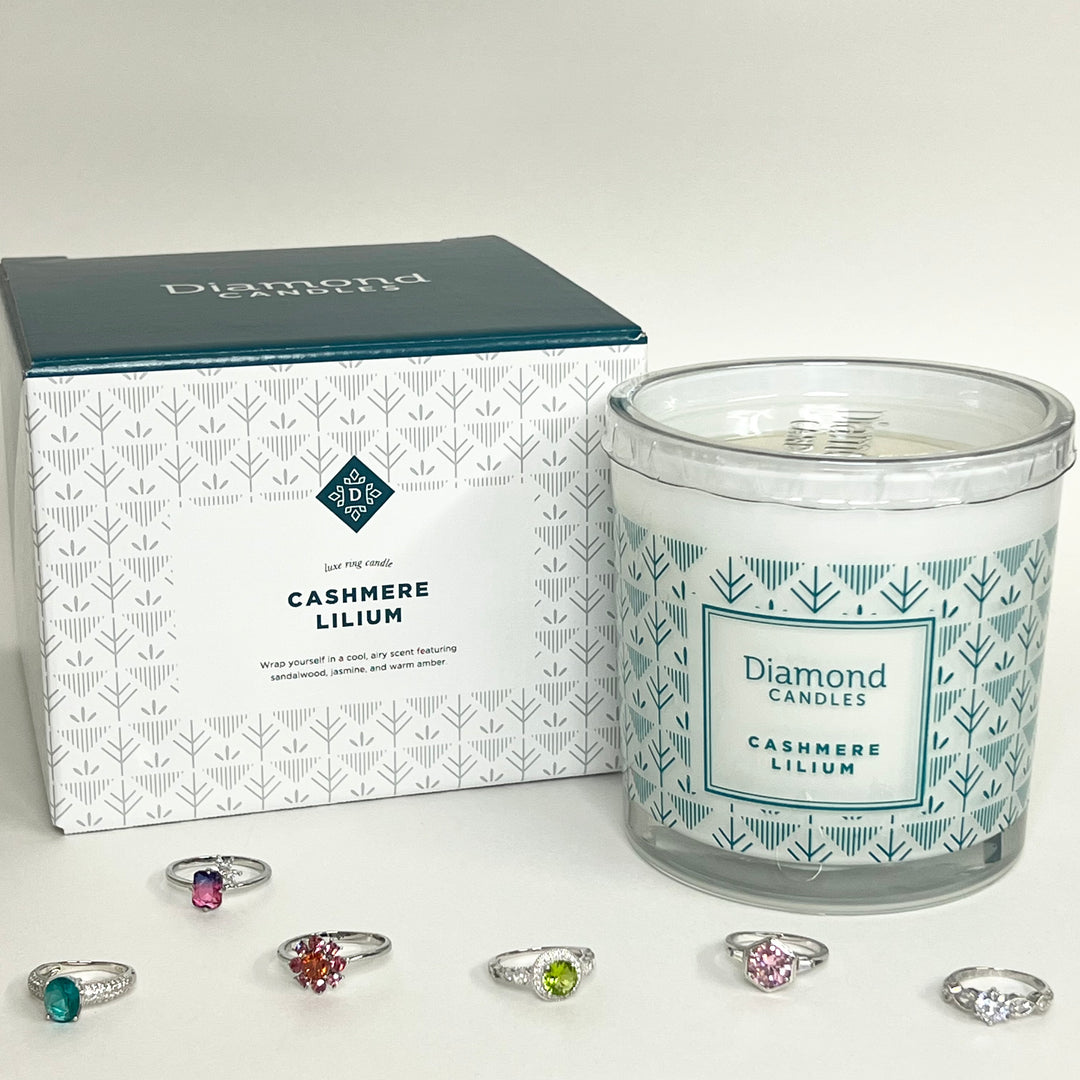 Cashmere Lilium Luxe Ring Candle® – Diamond Candles