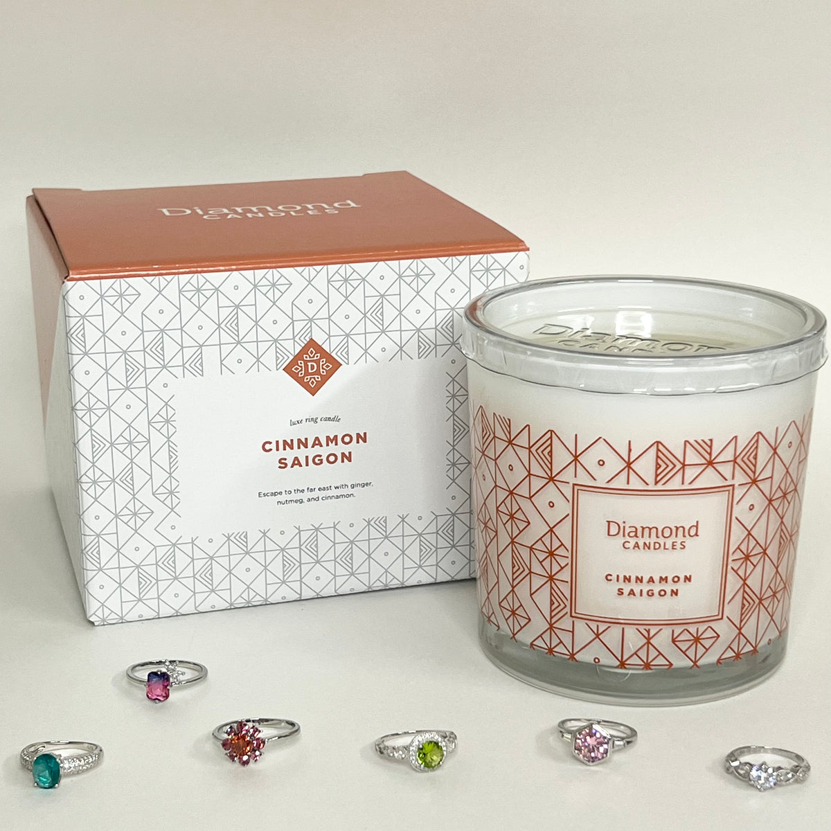 Cinnamon Saigon Luxe Ring Candle® Diamond Candles