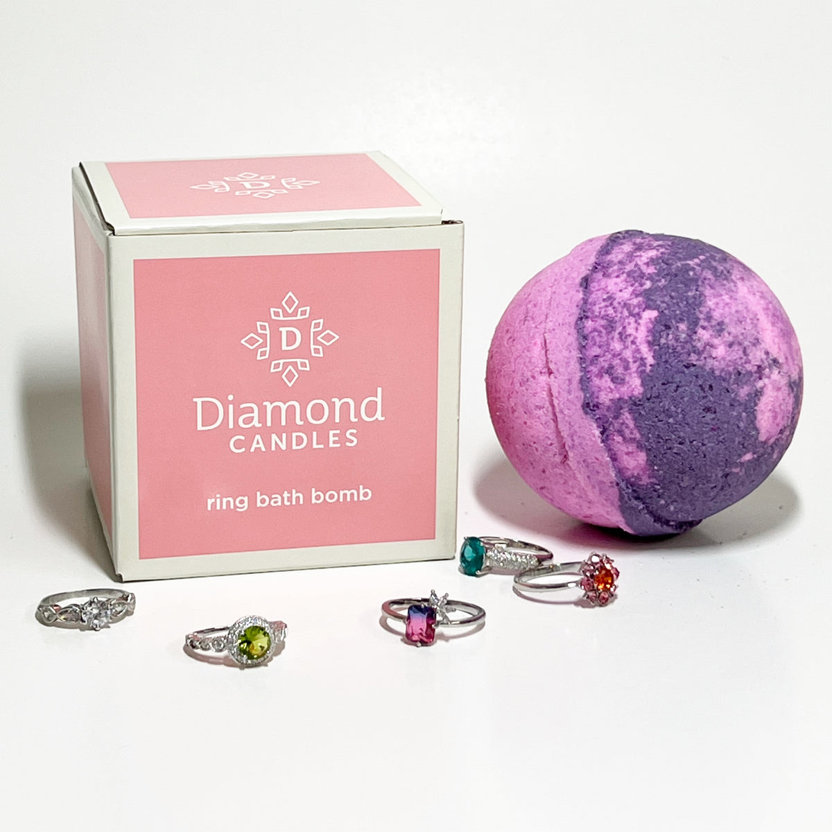 Black Raspberry Vanilla Bath Bomb Diamond Candles